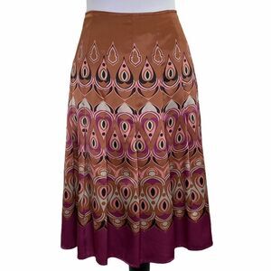 Axcess Liz Claiborne Geometric Midi Skirt 8